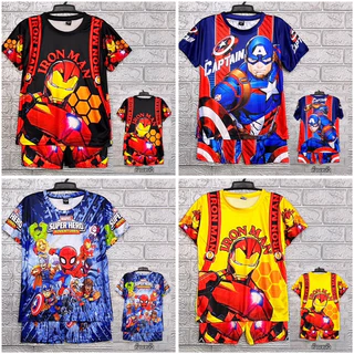 ชุดเด็ก ชุดเด็กพิมพ์ลายทั้งตัวเสื้อ+กางเกง ใส่ได้ทั้ง ดช/ดญ ผ้าไมโครผ้ามันใส่สบาย