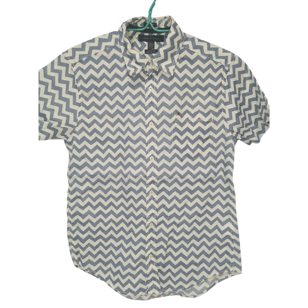 เสื้อเชิ้ต เสื้อแบรนด์เนม Shirt Tommy Hilfiger ผ้าCotton   อก 39