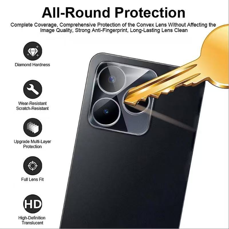 ฟิล์มกระจก กันรอย เลนส์กล้อง สำหรับ OPPO Realme C71 C75 C75X 14X C63 C61 Note60 Note60X เลนส์กล้อง