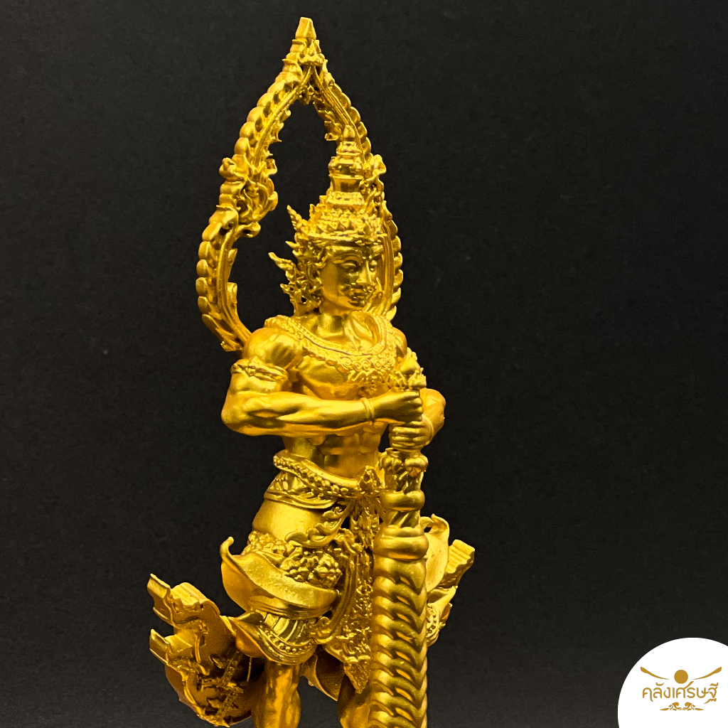 ท้าวเวสสุวรรณ รุ่น คลังเศรษฐีเรียกทรัพย์ตลอดปี 2567 สีทอง พร้อมที่ครอบแก้ว ปลุกเสกแล้ว ท้าวเวสสุวรรณ คุ้มครองปกปักรักษา - รูปที่ 3