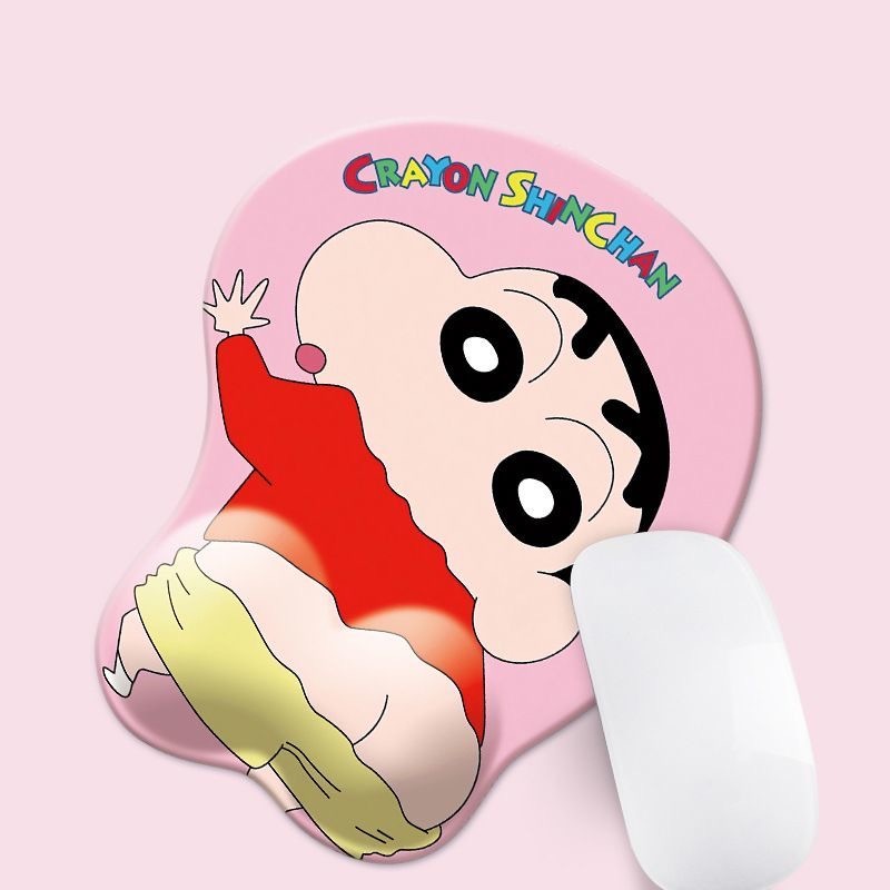 🎊DDmom🖱️ที่รองเมาส์ แผ่นรองเม้าส์ แผ่นรองเมาส์ซิลิโคน ตามหลักสรีรศาสตร์ แผ่นรองข้อมือ ลายการ์ตูนน่ารัก ผิวเรียบ ยึดเกาะไ - รูปที่ 6