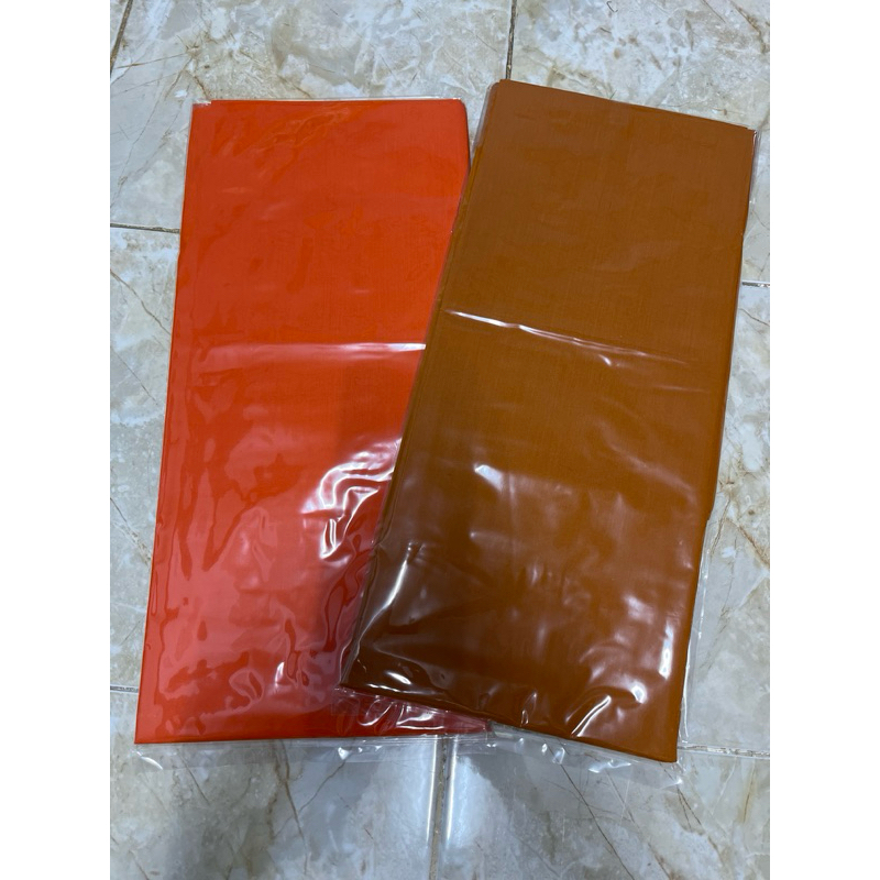 ผ้าอาบน้ำฝนโทเร ขนาด 1.8 หลา สีพระราชทาน สีทอง รูปที่ 5