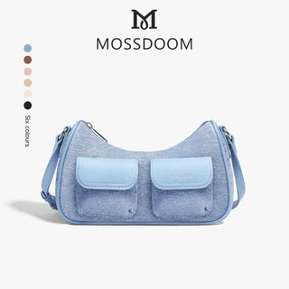 MOSSDOOM Liora Bag กระเป๋าสะพายไหล่ ทรงโฮโบสุดคิวต์ สวยหวานมินิมอล