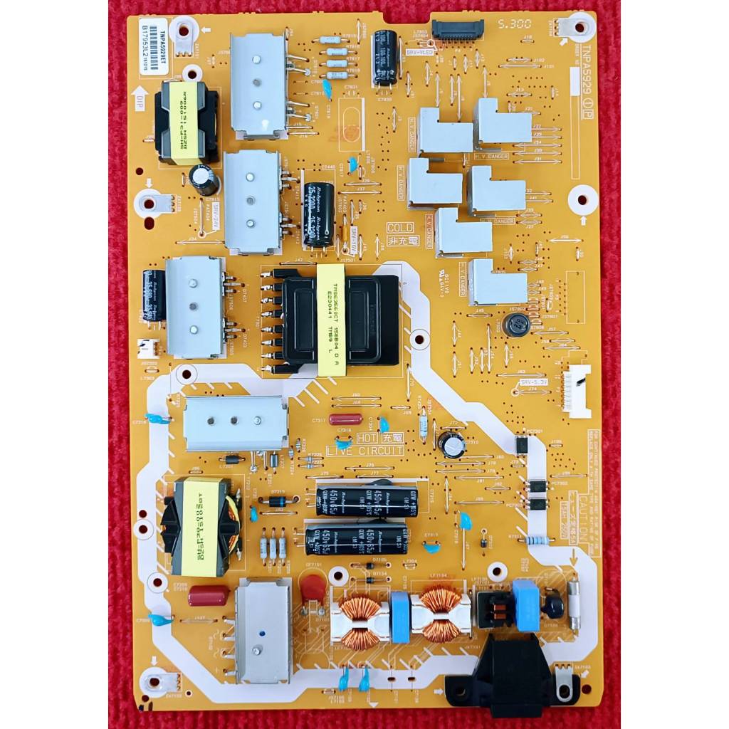 เพาเวอร์ซัพพลายทีวี PANASONIC รุ่น  TH-50A410T , TH-50AS610T พาสบอร์ด TNPA5929