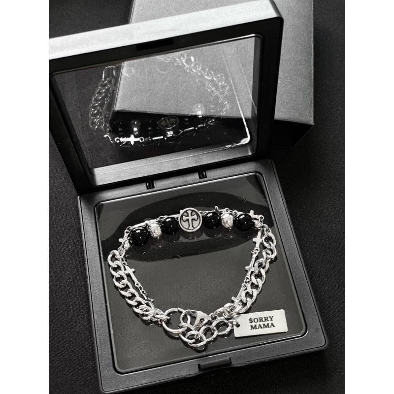 SORRY MAMA cross bracelets