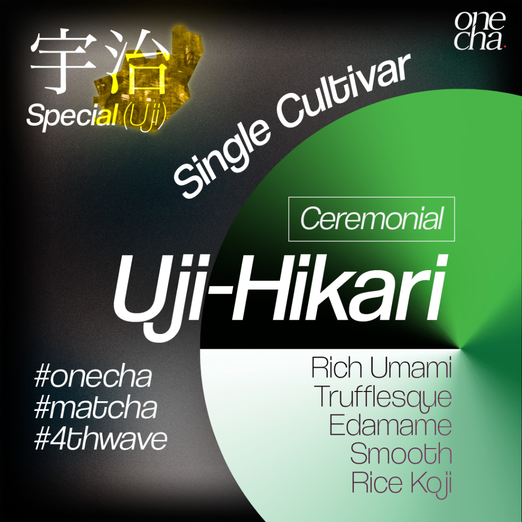 Uji Hikari อุจิ ฮิคะริ Ceremonial Matcha 30g | Uji single cultivar | onecha
