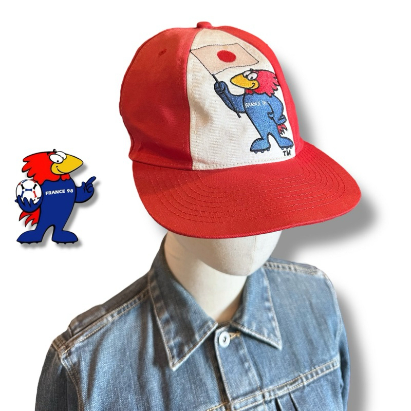 หมวกแก๊ป วินเทจ VTG.world cup  France '98 ฟุตบอลโลก ฟรองซ์ 98