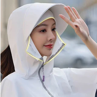 สุภาพสตรีเสื้อป้องกันรังสียูวี,น้ำแข็งผ้าไหมแขนกุดคลุมไหล่,สวมใส่สบายผ้าเรียบ