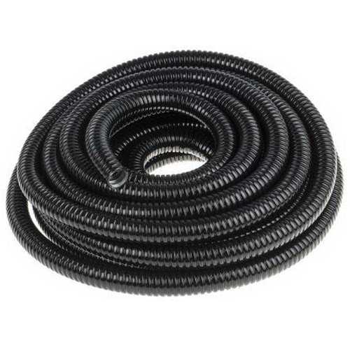 ท่อเฟล็กซ์ ท่ออ่อนกันน้ำร้อยสายไฟสีดำ ขนาด 1/2" -  4" (Flexible Conduit) ยี่ห้อ TIGER FLEX