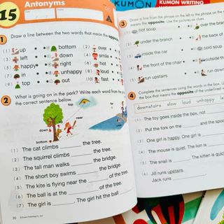 Kumon Reading/ Writing/Word Problems Workbooks G1-G3 Ages 6-9