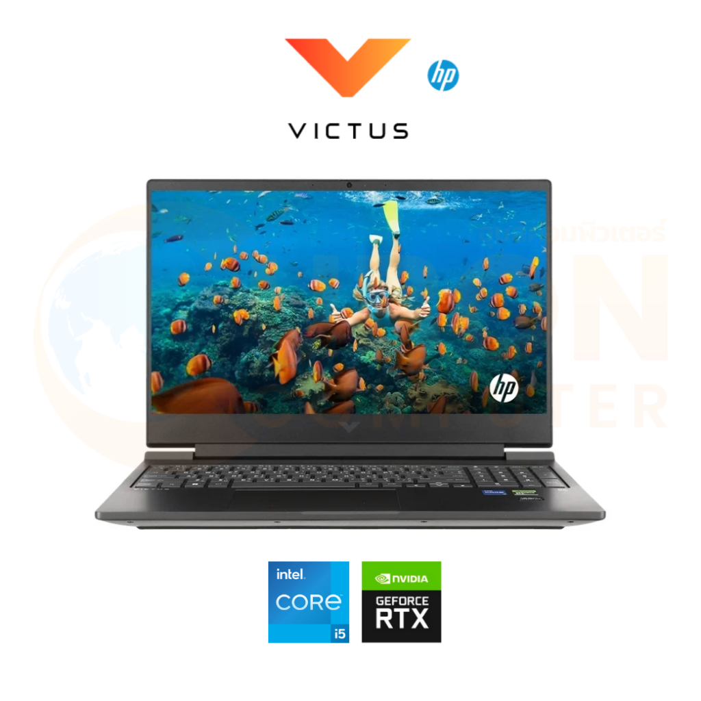 HP VICTUS 16-R0146TX NOTEBOOK (โน้ตบุ๊ค) INTEL CORE I5-13500HX / 16GB / 512GB / WIN11 / ประกันศูนย์ 