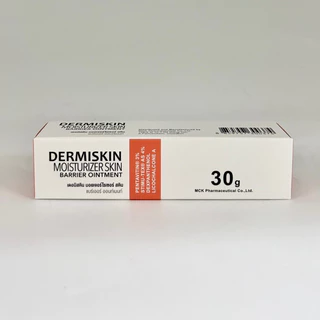 ( Dexpanzel ) Dermiskin 30g ขี้ผึ้ง ทาผดผื่นแพ้ คัน ผิวอักเสบ สูตรอ่อนโยน ปราศจากสเตียรอยด์