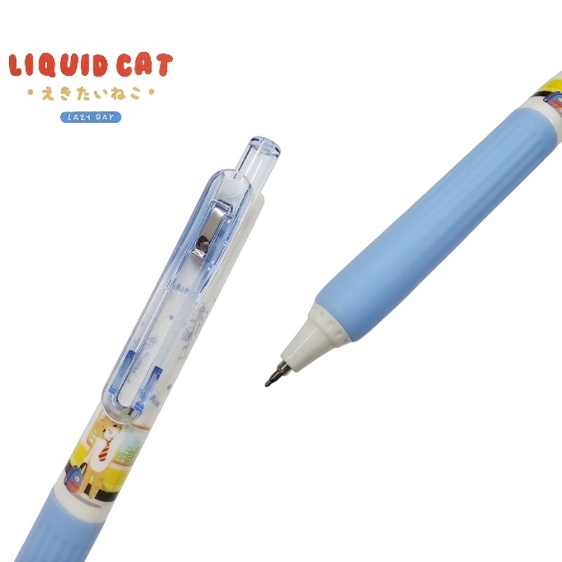 Elephant ลิควิทแคท ปากกาเจล LIQUID CAT V.2 ขนาด 0.38 มม. และ 0.5 มม. หมึกสีน้ำเงิน (ราคาต่อ 1 ด้าม) ราคา ถูกที่สุด ดีลบีเคเค แกลเลอรีภาพที่ 9