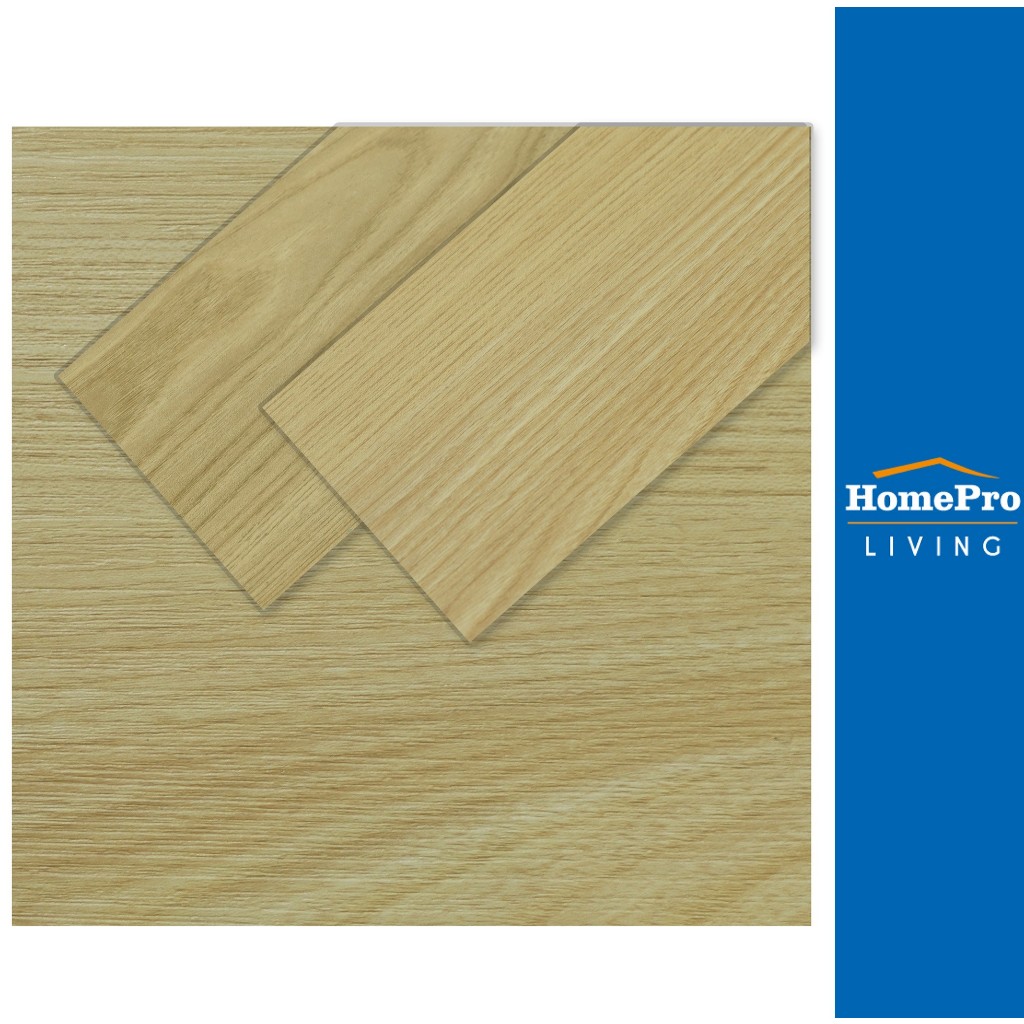 TARA กระเบื้องยางไวนิล 15x91 ซม. CLICK LOCK บรีช บราวน์ จัดส่งโดย HomePro