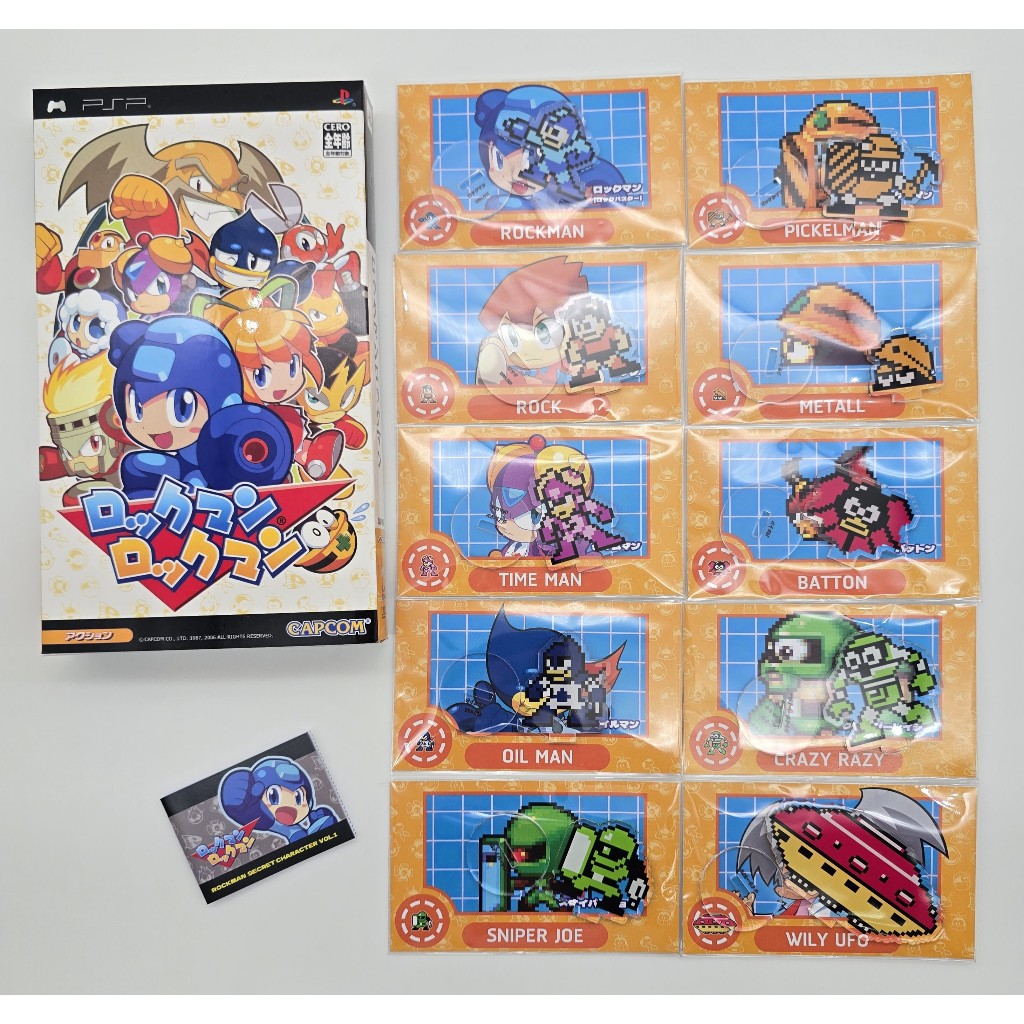 ROCKMAN SECRET CHARACTER VOL.1 (ROCKMAN ROCKMAN PSP) อะคริลิค