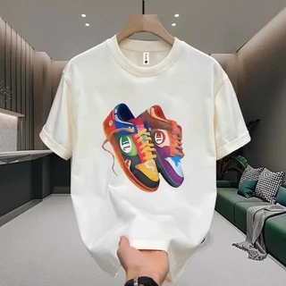 Meimeishopเสื้อยืด เนื้อผ้านุ่ม เสื้อยืดไม่มีลายสุดฮิตฯ CE001