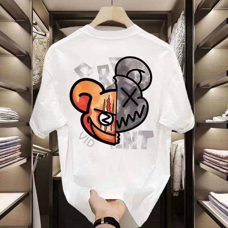 เสื้อยืดแฟชั่นคอกลม สีดำ ใส่ได้ทั้งผู้หญิง เสื้อยืดคอกลม Minimal Style  ทรงเข้ารูป ราคาถูก - รูปที่ 7