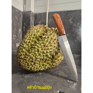 มีดปอกทุเรียน มีดทำครัว มีดอรัญญิกแท้อยุธยา มีดผ่า แทงไส้ทุเรียน มีดแล่ปลา หั่นปอกซอย ใบมีดสแตนเลส ด้ามไม้