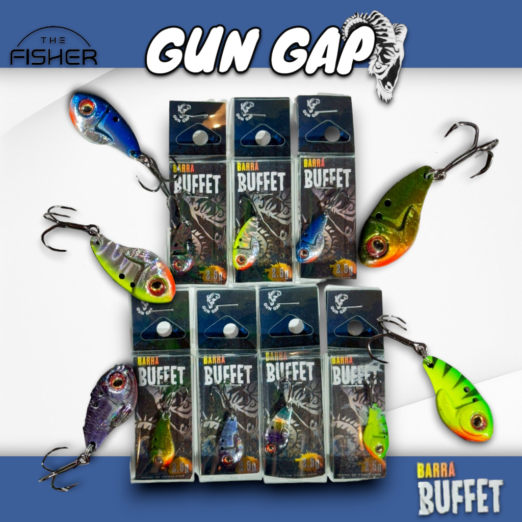 A12 GUNGAP กระดี่จิ๋ว กระดี่เหล็กไมโคร ตกกระพง ขนาด 2.5กรัม