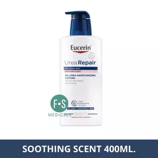Eucerin Urea Repair Plus 5% Urea Lotion / Soothing Scent 5% repair ยูเซอริน ยูเรีย รีแพร์ ผลิตภัณฑ์บํารุงผิวกาย 400 มล.