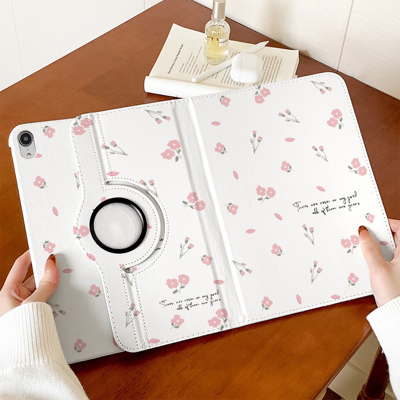 🔥จัดส่งภายใน24ชั่วโมง🔥เคสไอแพด flower Gen12 Air8 11 Pro13 Gen11 Air7/6 11 ดอกไม้ เคสiPad Gen6/5 9.7