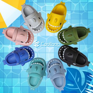 รองเท้าเด็ก👼รองเท้าแตะฉลามน้อย🦈ดีทรงน่ารักมาก💙ถูก พื้นนิ่มใส…