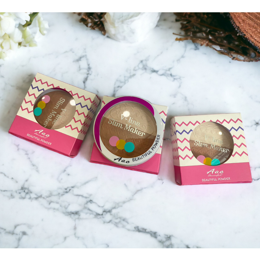 พร้อมส่งค่ะ แป้งตลับ เอเอซี (Pact v-line slim maker beautiful aac)