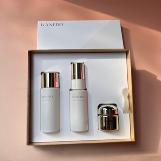 ของแท้100%_ป้ายไทย_ชุดเซ็ทบำรุงผิวหน้า KANEBO The Lotion 20ml / The Emulsion 15ml /The cream 4ml