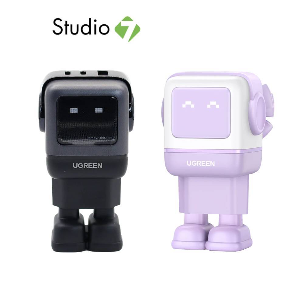 อะแดปเตอร์ Ugreen Wall Charger 1 USB-A / 2 USB-C 65W Robot (TISI) by Studio7