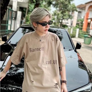 BARNETT A10 แต่งขาด collection6 โอเวอร์ไซส์ คอฟิต ผ้าหนา ใส่สบาย