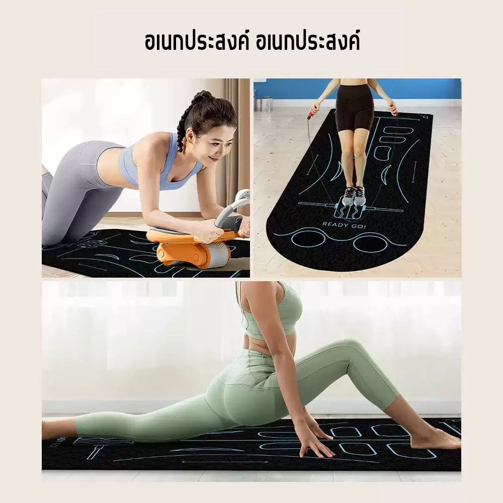 ANGTOP แผ่นรองล้อท้อง กันลื่น คุกเข่าสบาย Core Training thumbnail 10