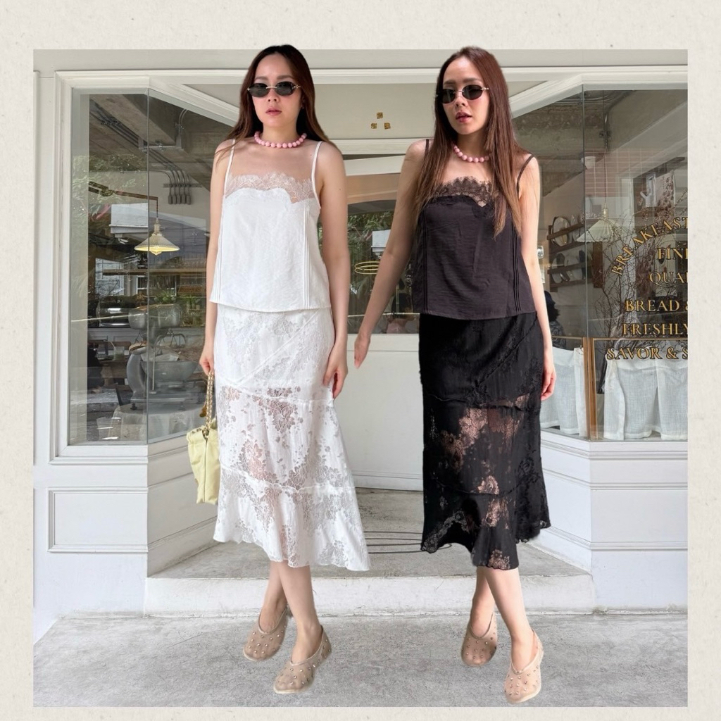 tshop “พร้อมส่ง“ สายเดี่ยว The rich (เสื้ออย่างเดียวค่ะ)