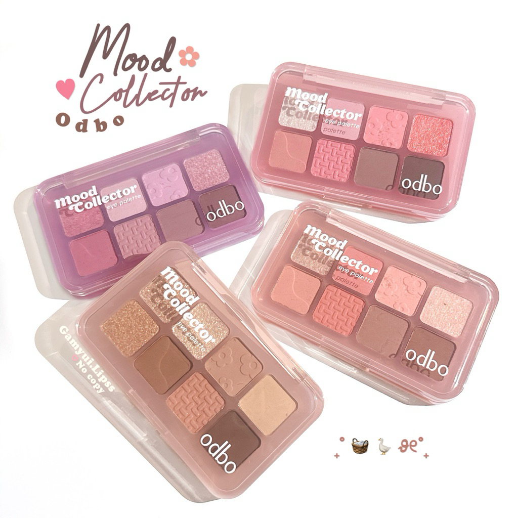 อายแชโดว์ Odbo Mood collector eye palette ᯾ ⟡
