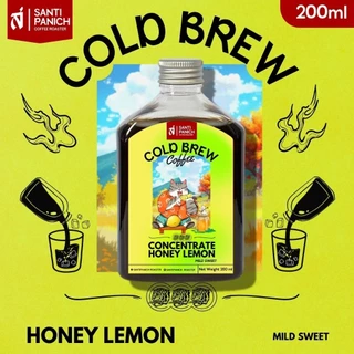 ลองก่อน!! หลงรัก Cold Brew Concentrate 200ml. ขนาดทดลอง By Santipanich เข้มข้น ชงง่าย ได้รสกาแฟทุกหยด