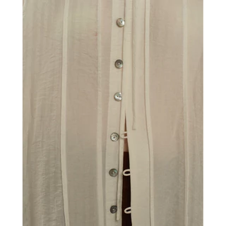 STUDIO UNKNOWN - Chloe Boho Shirt เสื้อเชิ้ตแขนยาวตีเกล็ดลำตัว