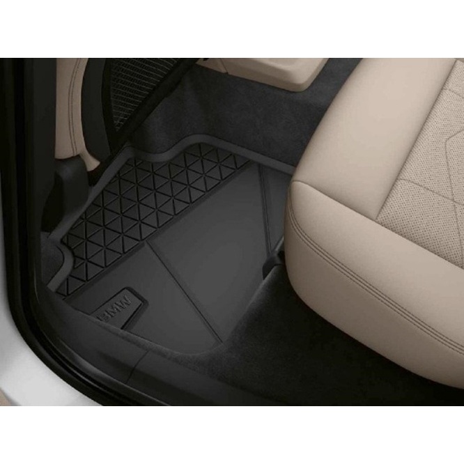 แผ่นยางปูพื้นด้านหลัง BMW Rubber floormat set “All weather” black rear for X1 U11 20i (51475A2DA75) ราคา ถูกที่สุด ดีลบีเคเค แกลเลอรีภาพที่ 3