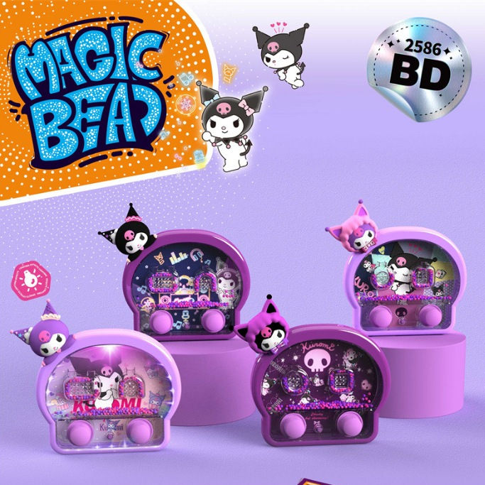 Sanrio เกมกดวงกลมน้ำ หลากสี ของเล่นฝึกสมาธิ ขนาดเล็กพกพาสะดวก พกพาไปสนุกกับกิจกรรมยามว่างได้