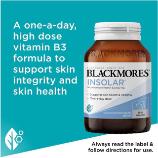 Blackmores Insolar 60 Tablets บำรุงผิวในระดับชั้น DNA