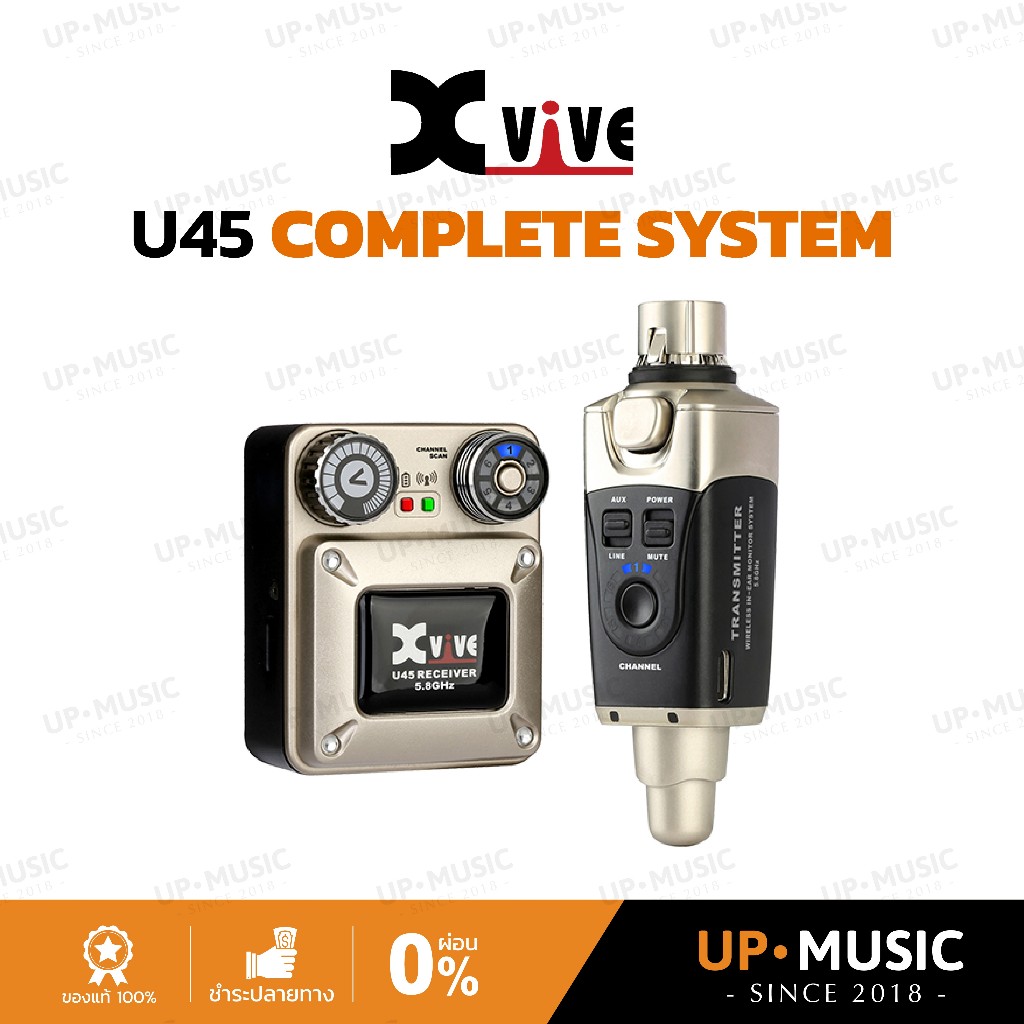ไวเลสหูฟังอินเอียร์มอนิเตอร์ Xvive U45