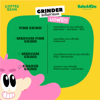 Kate & Kim เมล็ดกาแฟ บราซิล ซานโตส (คั่วกลาง) Brazil Santos Coffee beans