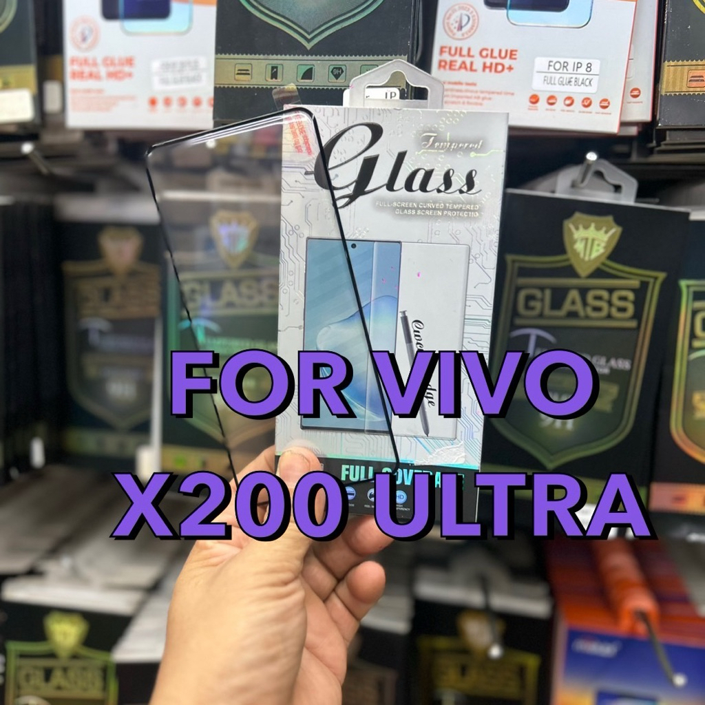 ฟิล์มกระจกกาวเต็ม รุ่น VIVO X200Ultra/X200PRO ฟิล์มกาวเต็มกันรอยขีดข่วน พร้อมอุปกรณ์ติดตั้ง สินค้าพร้อมส่งในไทย