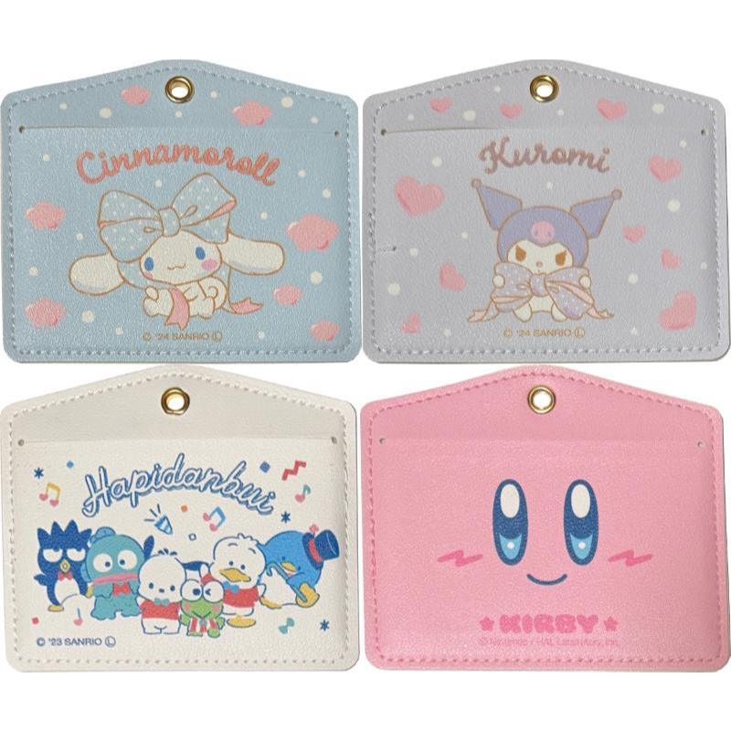 【Direct from Japan】Sanrio, Japan Anime Card holder, Pocket Holders, Name Tag Holders, ID Csses (Cinnamoroll, Kuromi, Hapidanbui, Kirby of the Stars)