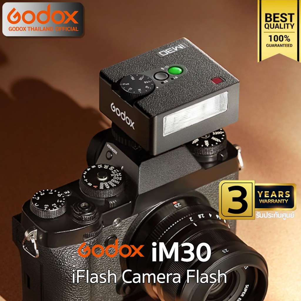 Godox Flash iM30 - iFlash Camera / Pocket Flash - รับประกันศูนย์ Godox Thailand 3ปี