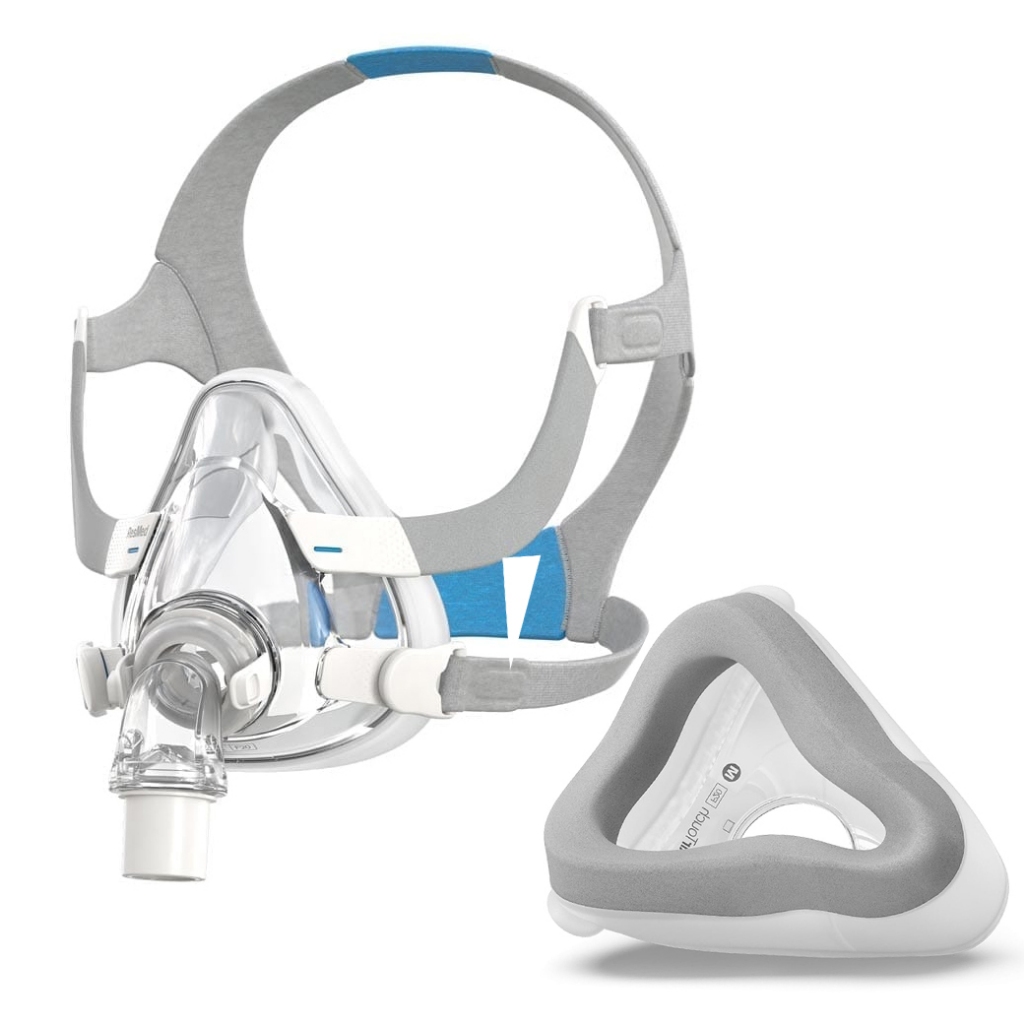 หน้ากากครอบจมูกและปาก CPAP Resmed AirTouch F20 Original,Large