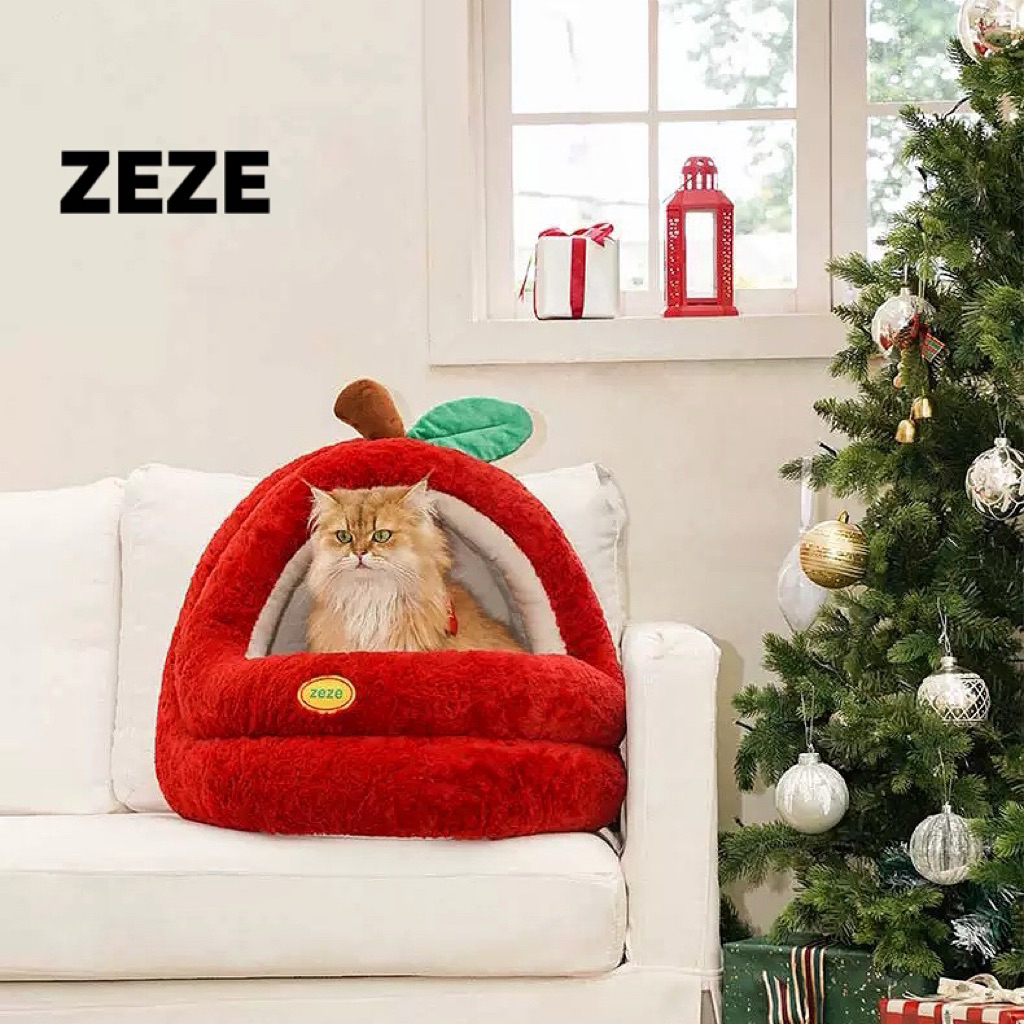 🍎New! Zeze ที่นอนแอปเปิ้ล 🍎สำหรับสัตว์เลี้ยง