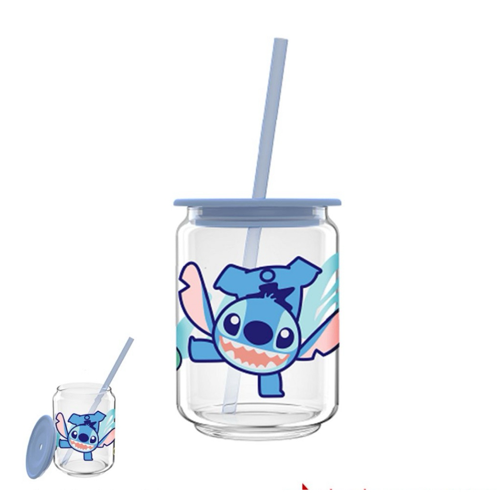 แก้วนมลายสติทช์ 7-11 ขนาดความจุ 650 ml (พรีเมียม 7-11)