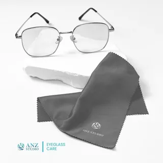 ผ้าเช็ดเลนส์แว่นตา ไมโครไฟเบอร์ ANZ MicroWipe พรีเมี่ยม เช็ดไม่เป็นคราบ ไม่เป็นขุย