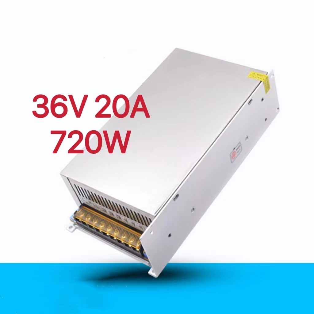 Switching Power Supply สวิตชิ่งเพาเวอร์ซัพพลาย 36V 5A 10A 20A 360W-720W(สีเงิน)