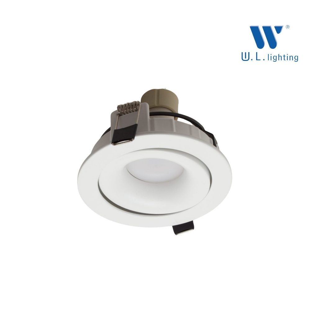 โคมไฟดาวน์ไลท์ ฝังฝ้า หน้าเดี่ยว ปรับหน้าได้ ขั้ว GU10 = 1 สีขาว รุ่น WL-577-R-WH-GU10 ราคา ถูกที่สุด ดีลบีเคเค