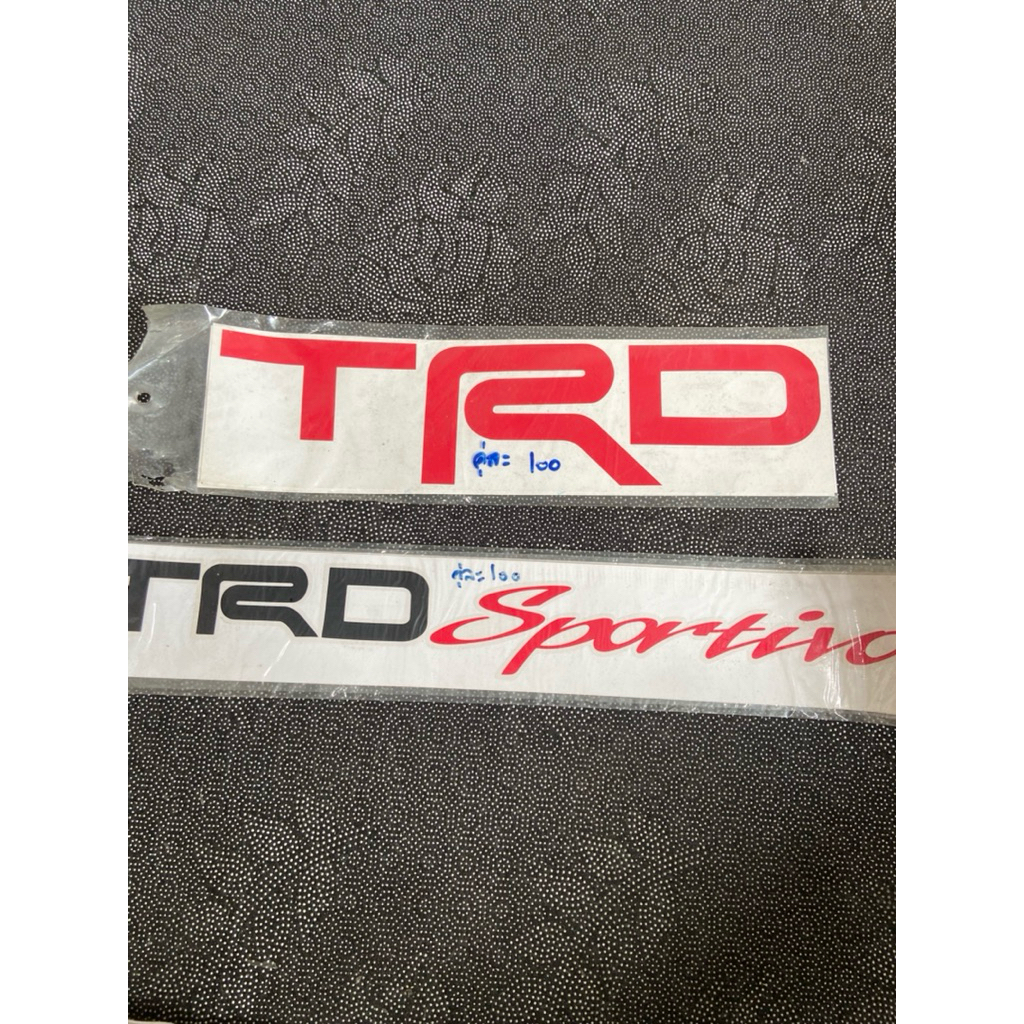 สติกเกอร์ TRD,TRD Sportvo,PreRunner,4x4,Dmax club,racingดำ,Bride,RALLI ART, TRD sportiv ทอง,สติกเกอร